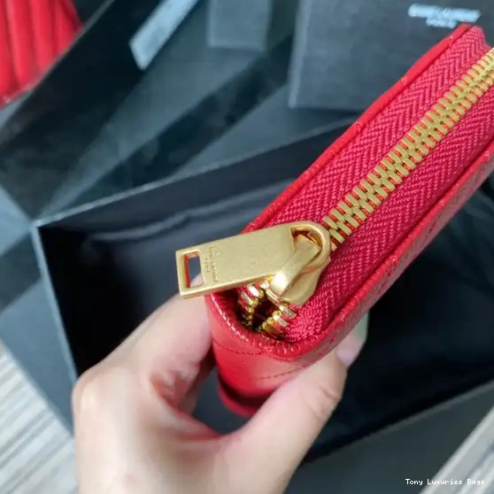 Tony Luxuries ZIPPY MONOGRAM WALLET YSL 0619